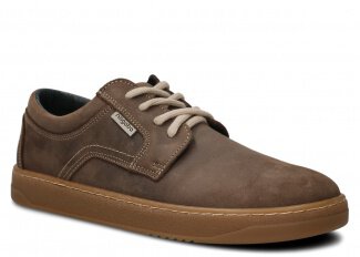 Weite Halbschuh für Männer Nagaba Modell 476 Olive Crazy Leder