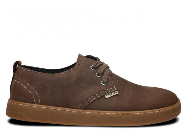 Halbschuh für Männer Nagaba Modell 477 Olive Crazy Leder