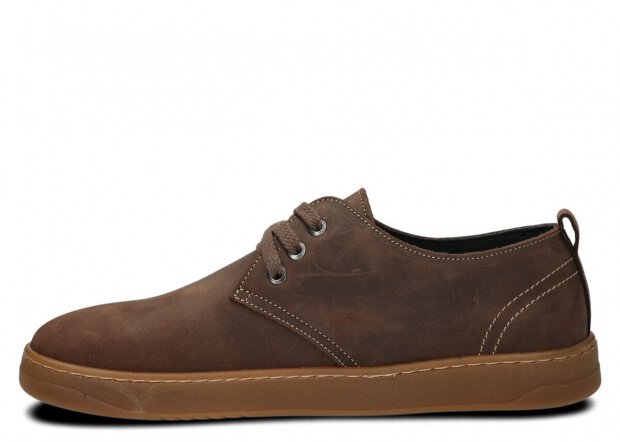 Halbschuh für Männer Nagaba Modell 477 Olive Crazy Leder