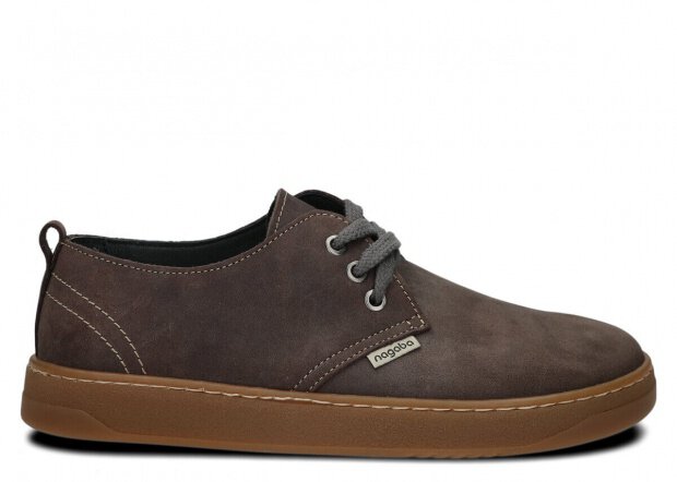 Halbschuh für Männer Nagaba Modell 477 Graphit Crazy Leder