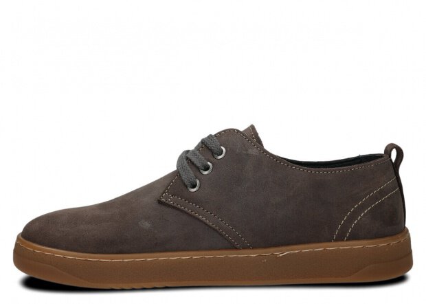Halbschuh für Männer Nagaba Modell 477 Graphit Crazy Leder