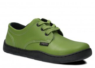 Weite Halbschuhe für Frauen 630 Pistaziengrün Wolke Leder