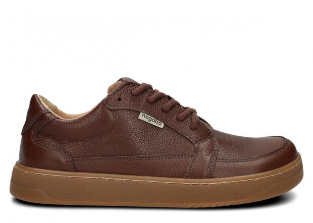 Weite Halbschuhe für Frauen Nagaba Modell 625 Braun Rustic Leder
