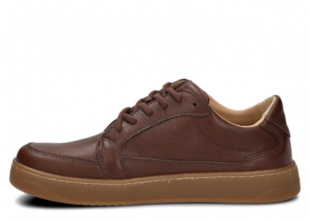 Weite Halbschuhe für Frauen Nagaba Modell 625 Braun Rustic Leder