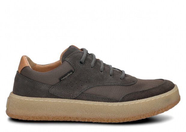 Halbschuhe für Frauen Nagaba Modell 627 Graphit Velours Leder