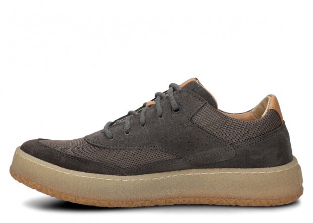 Halbschuhe für Frauen Nagaba Modell 627 Graphit Velours Leder
