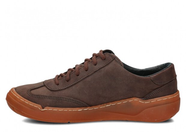 Halbschuh für Männer Nagaba Modell 467 Graphit Crazy Leder