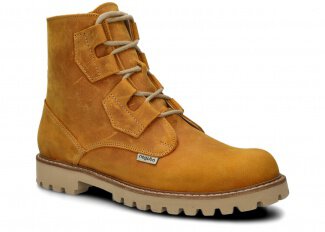 Herren Trapperschuhe NAGABA 488/1 Gelb Crazy Leder