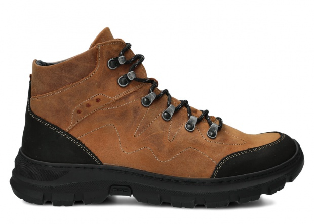 Herren-Trekkingstiefel NAGABA Modell 409/1 Braun Crazy Leder