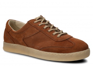 Halbschuhe für Frauen Nagaba Modell 130 Braun Velours Leder