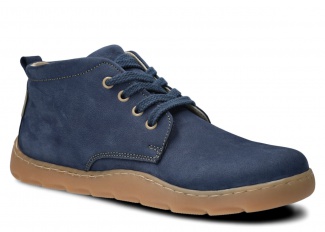 Weite Damenstiefel Nagaba Modell NAGABA 631 Dunkeblau Samuel Leder