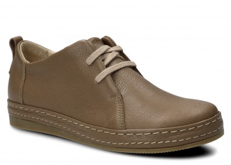 Damen-Halbschuhe NAGABA 382 Beige Rustic Leder 