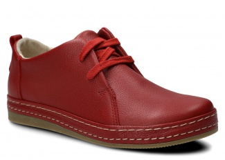 Damen-Halbschuhe NAGABA 382 Rot Wolke Leder